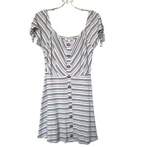 Miami  Striped Knit Dress Size L